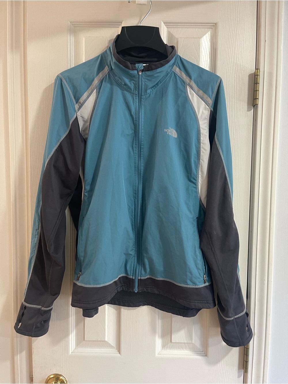 North Face Flight Series jacket in Teal/Black